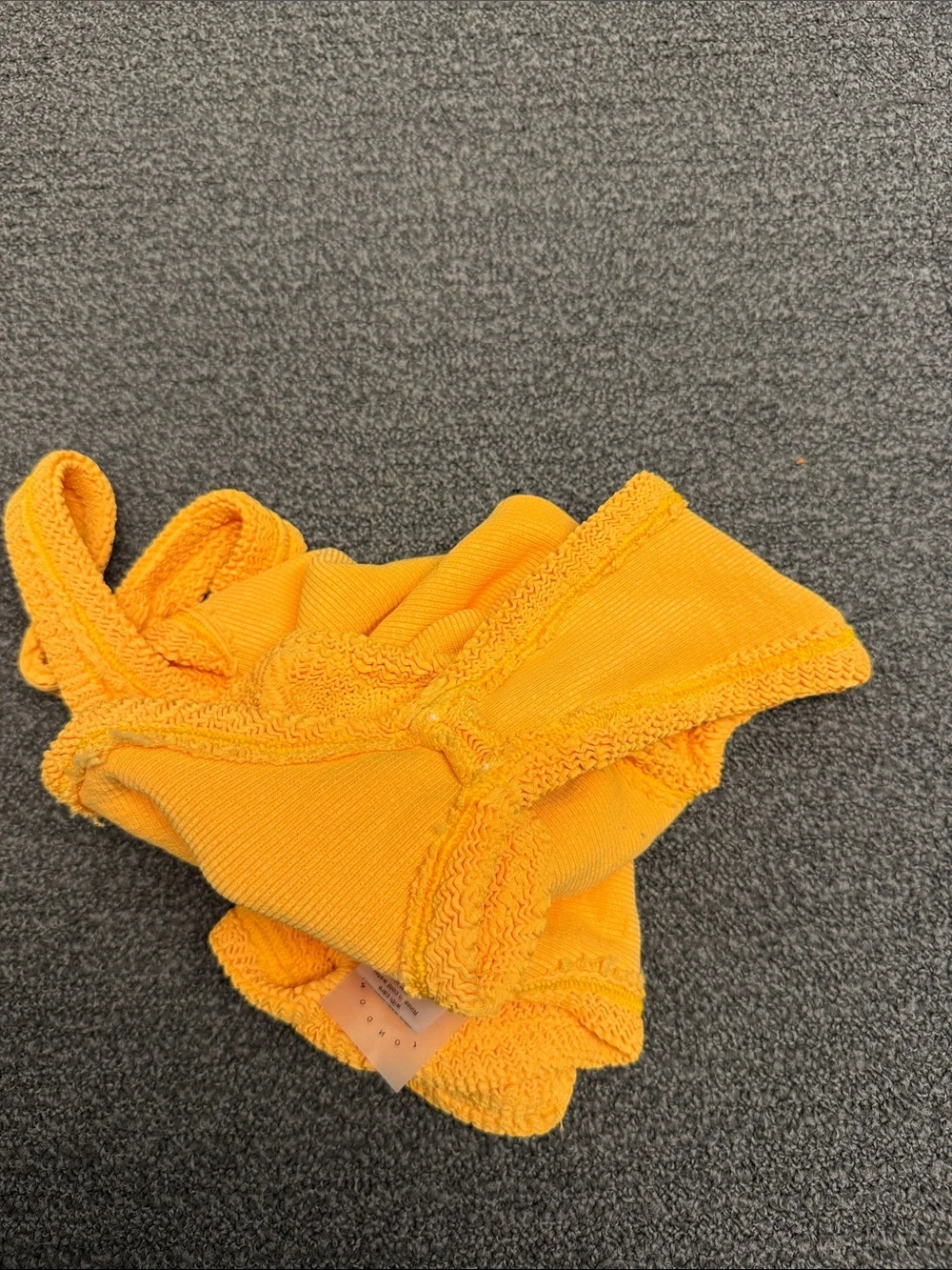 Hunza G One Piece Swimsuit in Orange - Picture 9 of 11